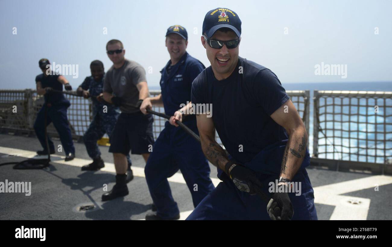 USNS Spearhead (JHSV-1) 150210 Banque D'Images