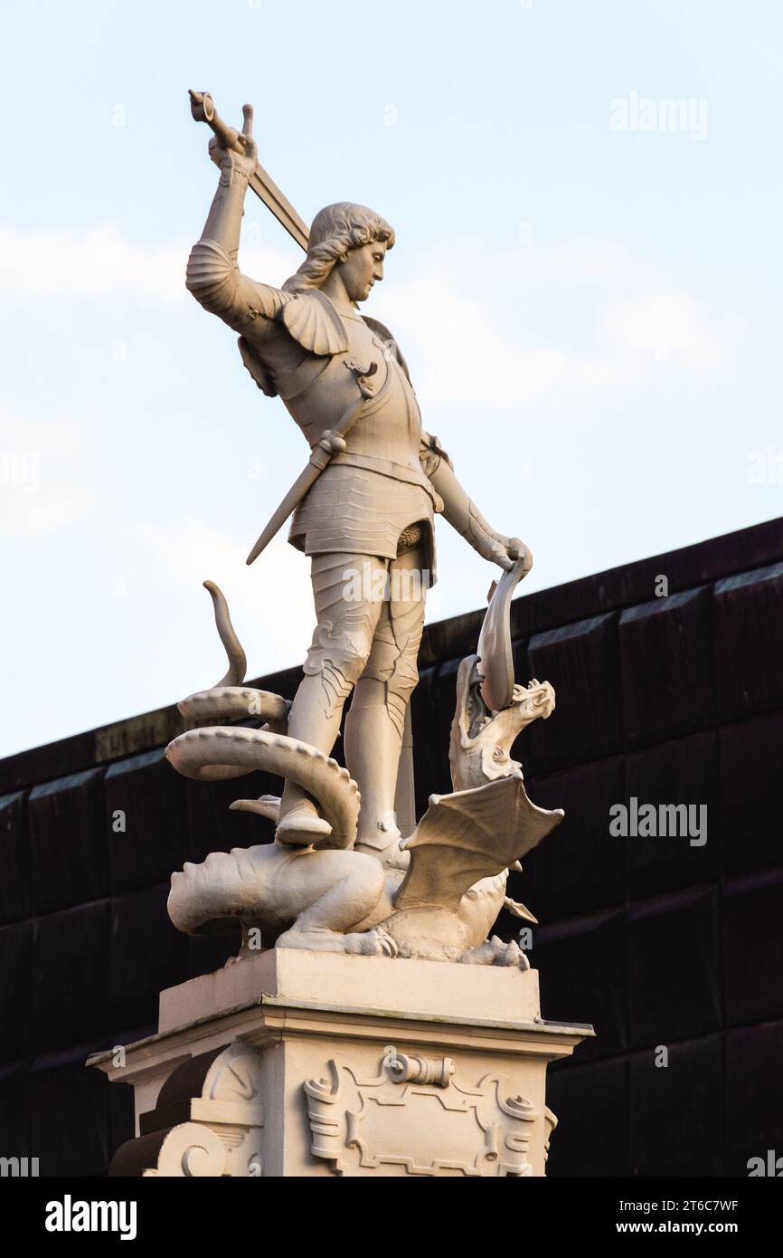 Riga ville est la capitale de la Lettonie pour des vacances toute l'année, avec de nombreux monuments anciens et un excellent climat, Riga ville, Lettonie, 08-17-2021 Banque D'Images