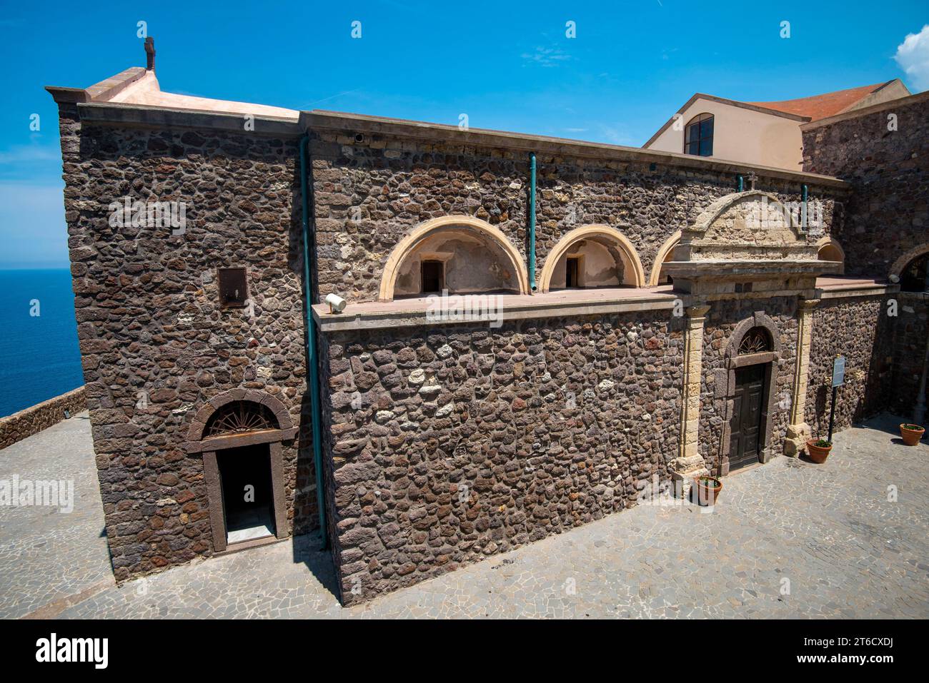 Cathédrale de St Antoine Abbé à Castelsardo - Sardaigne - Italie Banque D'Images