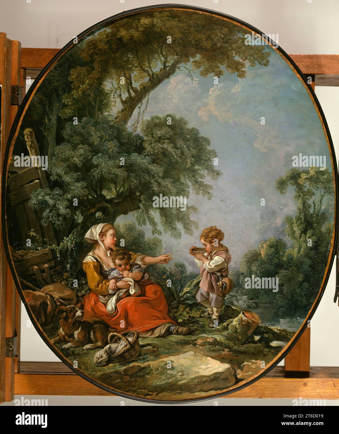 Pastoral Repast, 1769. Banque D'Images