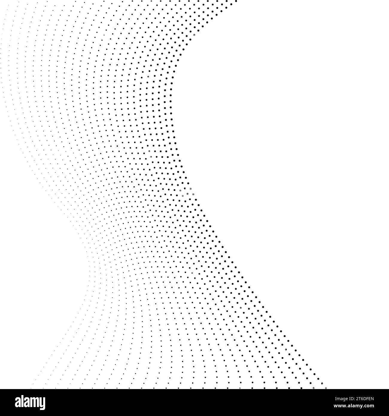 Fond abstrait de points d'onde de flux. Arrière-plan demi-ton abstrait Illustration de Vecteur