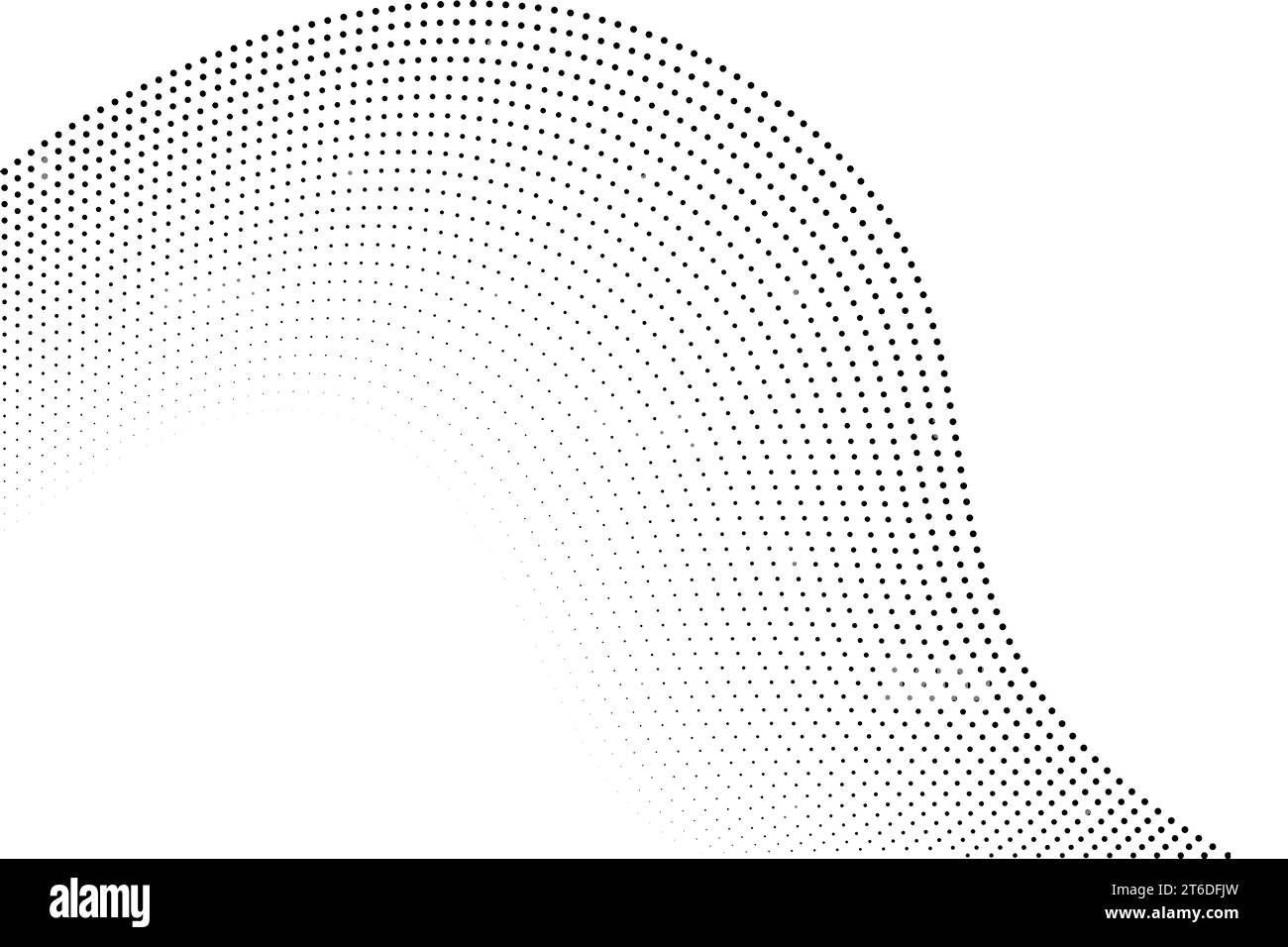 Fond abstrait de points d'onde de flux. Arrière-plan demi-ton abstrait Illustration de Vecteur