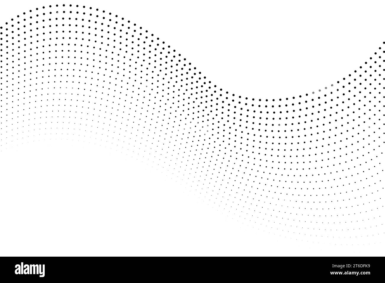 Fond abstrait de points d'onde de flux. Arrière-plan demi-ton abstrait Illustration de Vecteur