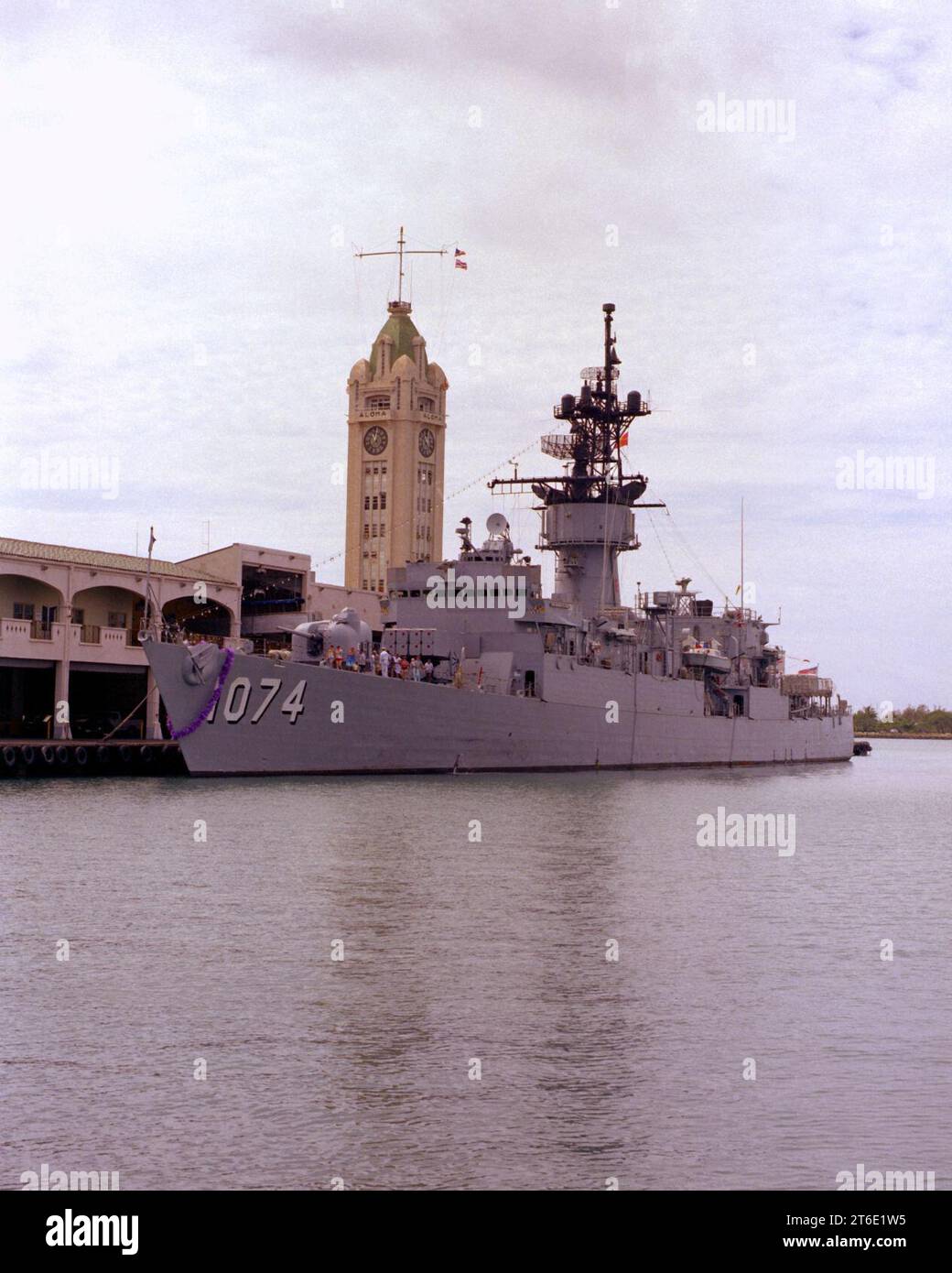 USS Harold E. Holt (FF-1074) à Honolulu Banque D'Images