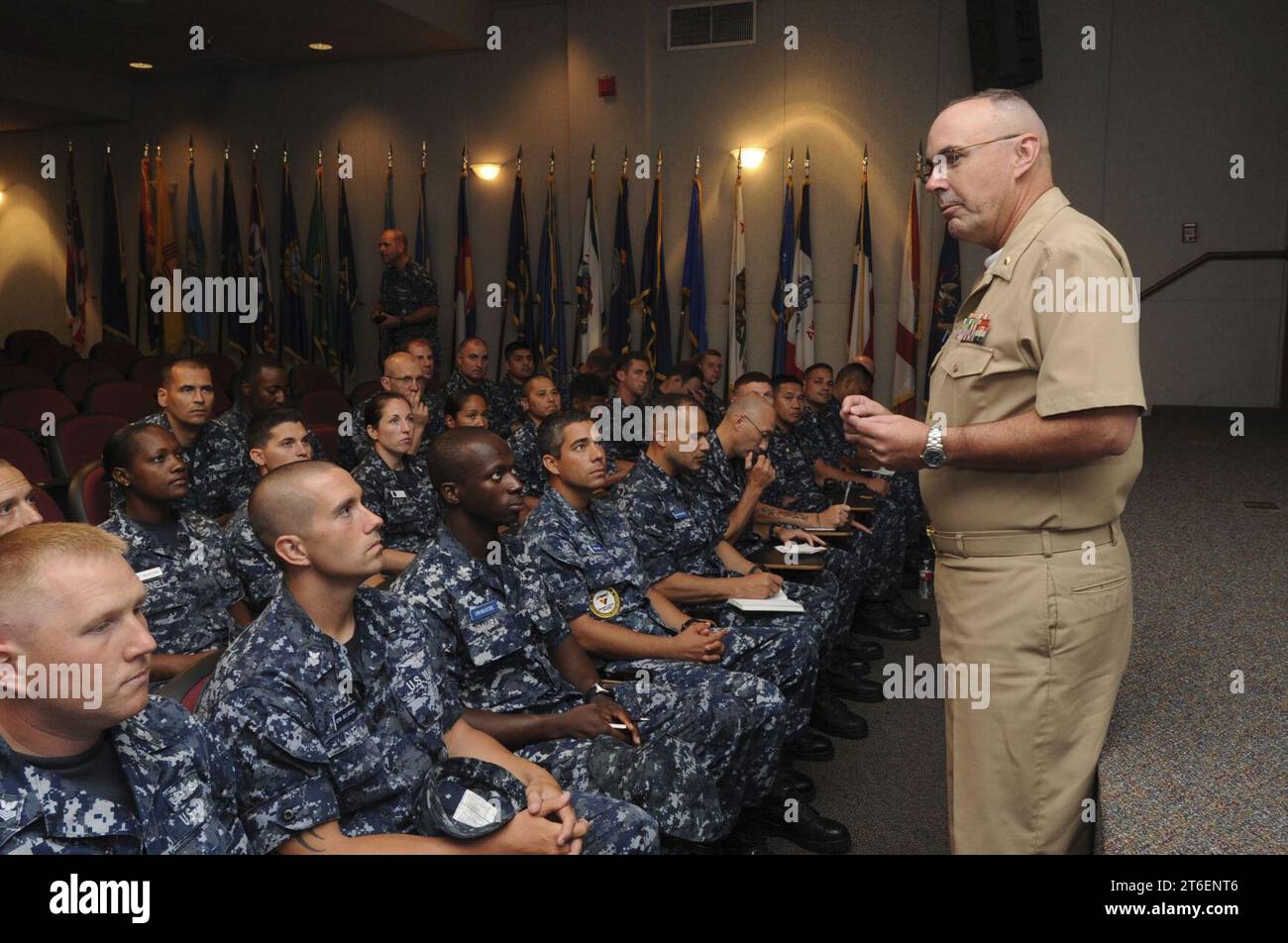 USS Midway Museum CPO Legacy Academy 120828 Banque D'Images