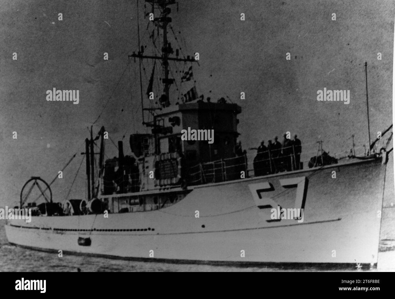USS REDPOLL (AMS-57) NH 85397 Banque D'Images