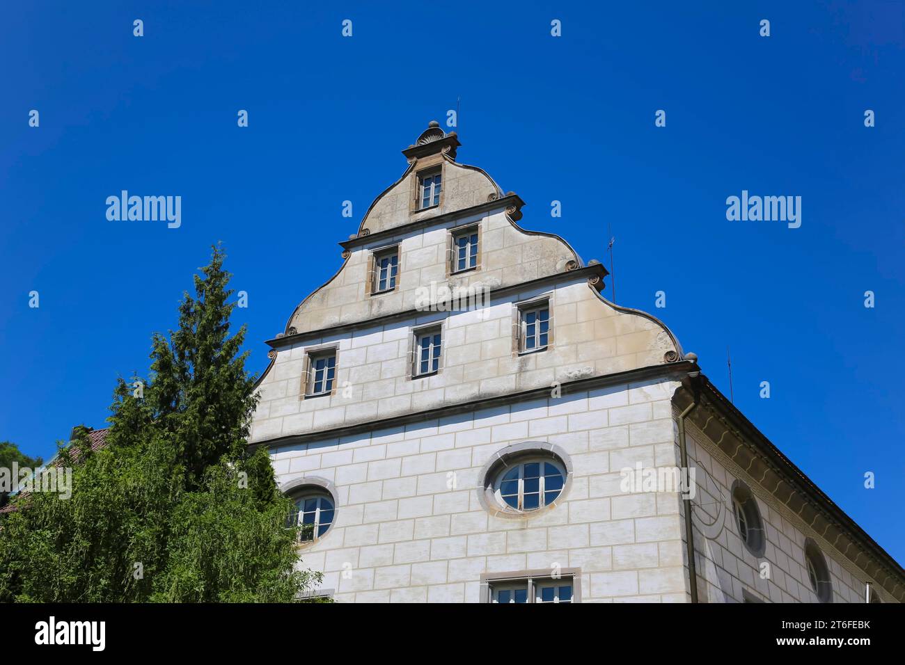 Château d'Helfenstein, Château de Wiesensteig, château résidentiel des Helfensteins, bâtiment historique, style Renaissance, architecture, ancienne résidence Banque D'Images