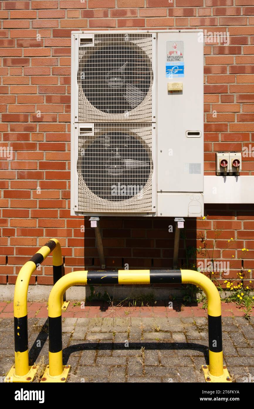 Système de climatisation sur une façade Banque D'Images