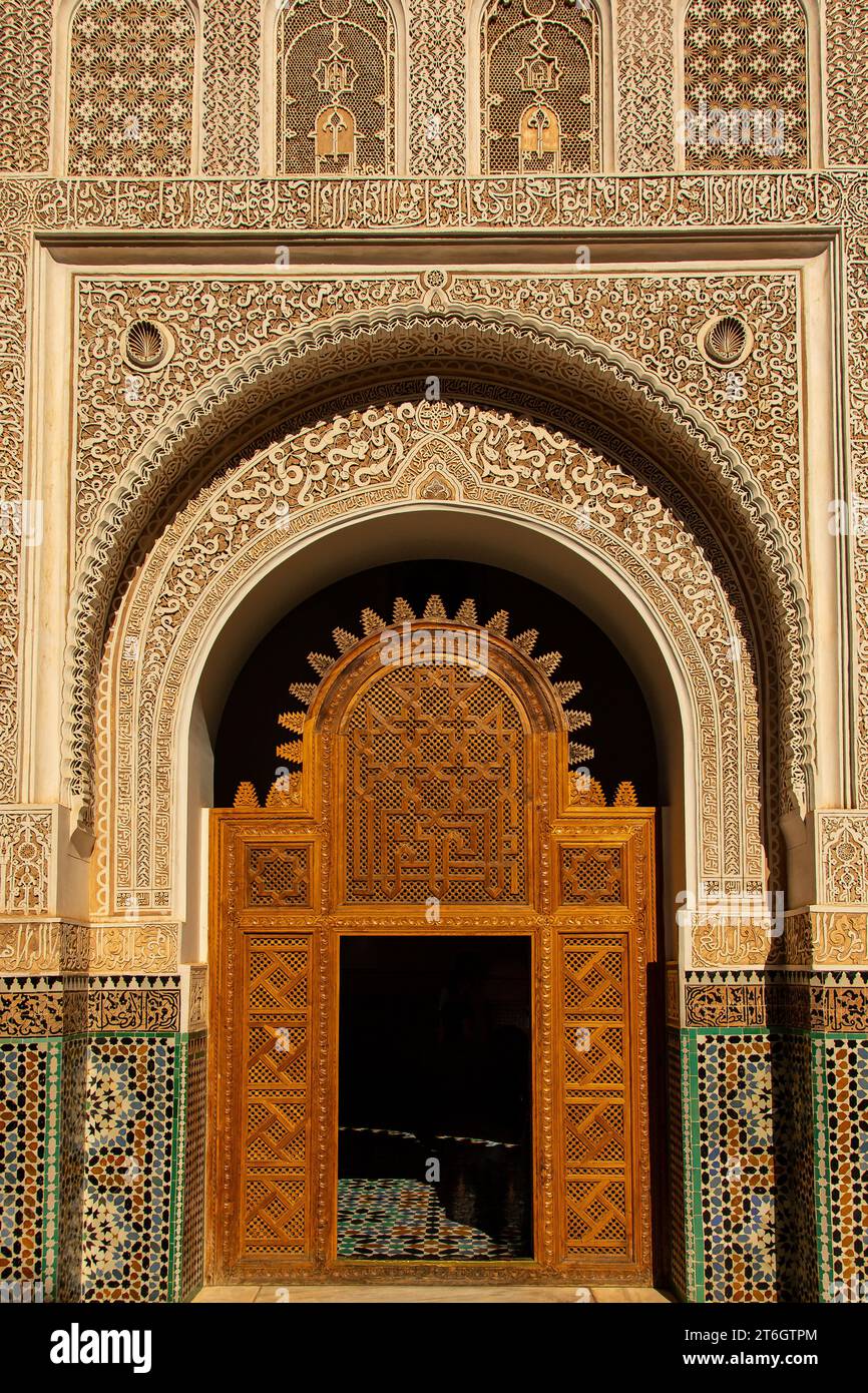 Ben Youssef Madrasa Banque D'Images
