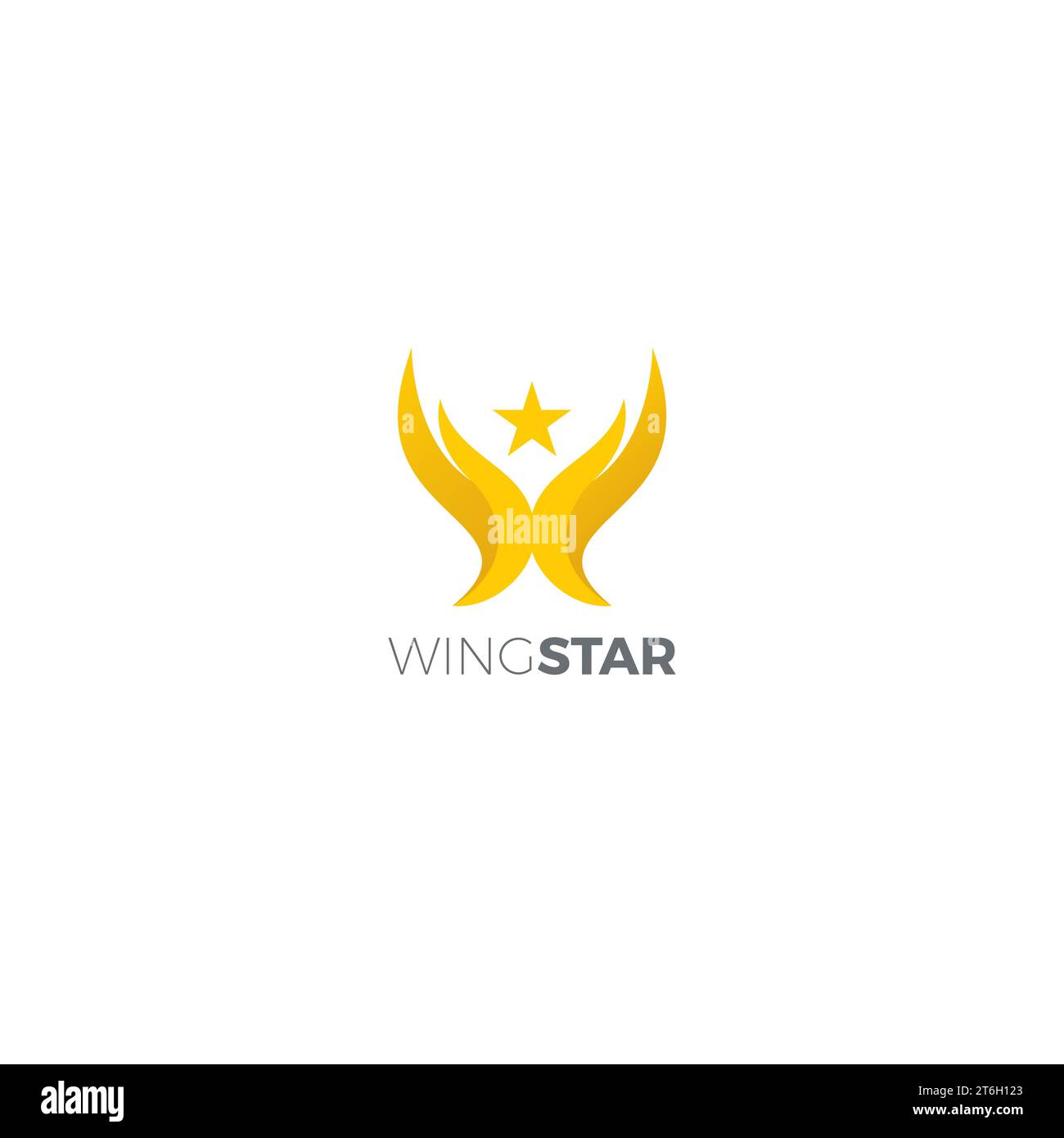 Logo WiNG Star. W logo Design Illustration de Vecteur