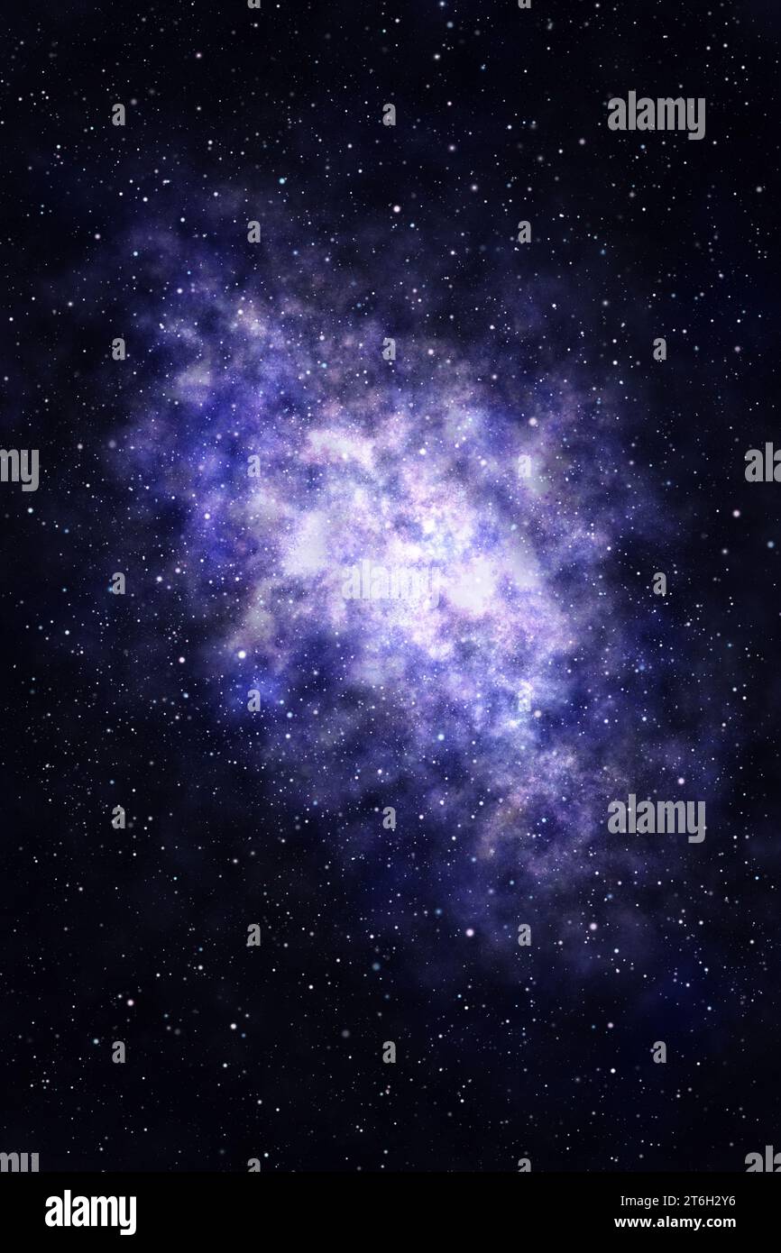 Étoiles, Galaxie spatiale, Univers Banque D'Images