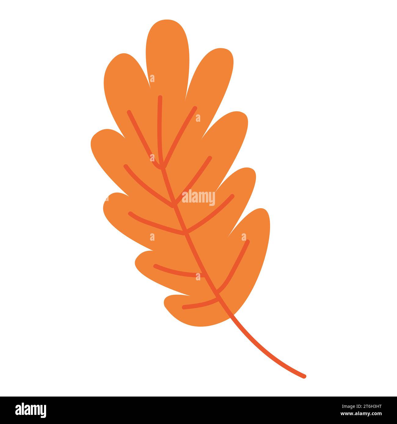 feuille de chêne Illustration de Vecteur