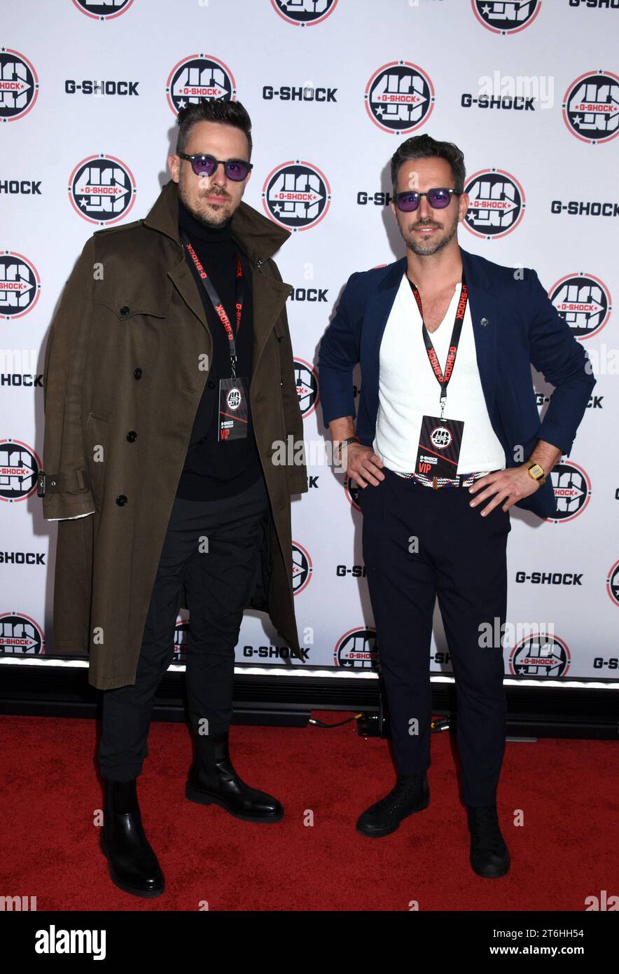 NEW YORK, NY - NOVEMBRE 9 : Marcel Kuzma et Filip Kuzma à G-SHOCK choquent le 40e anniversaire du monde le 9 novembre 2023 au Manhattan Center de New York, Copyright : xMediaPunchx crédit : Imago/Alamy Live News Banque D'Images