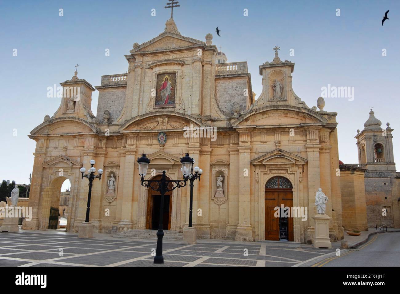 Grotto et de l'église de St Paul à Rabat, Malte Banque D'Images