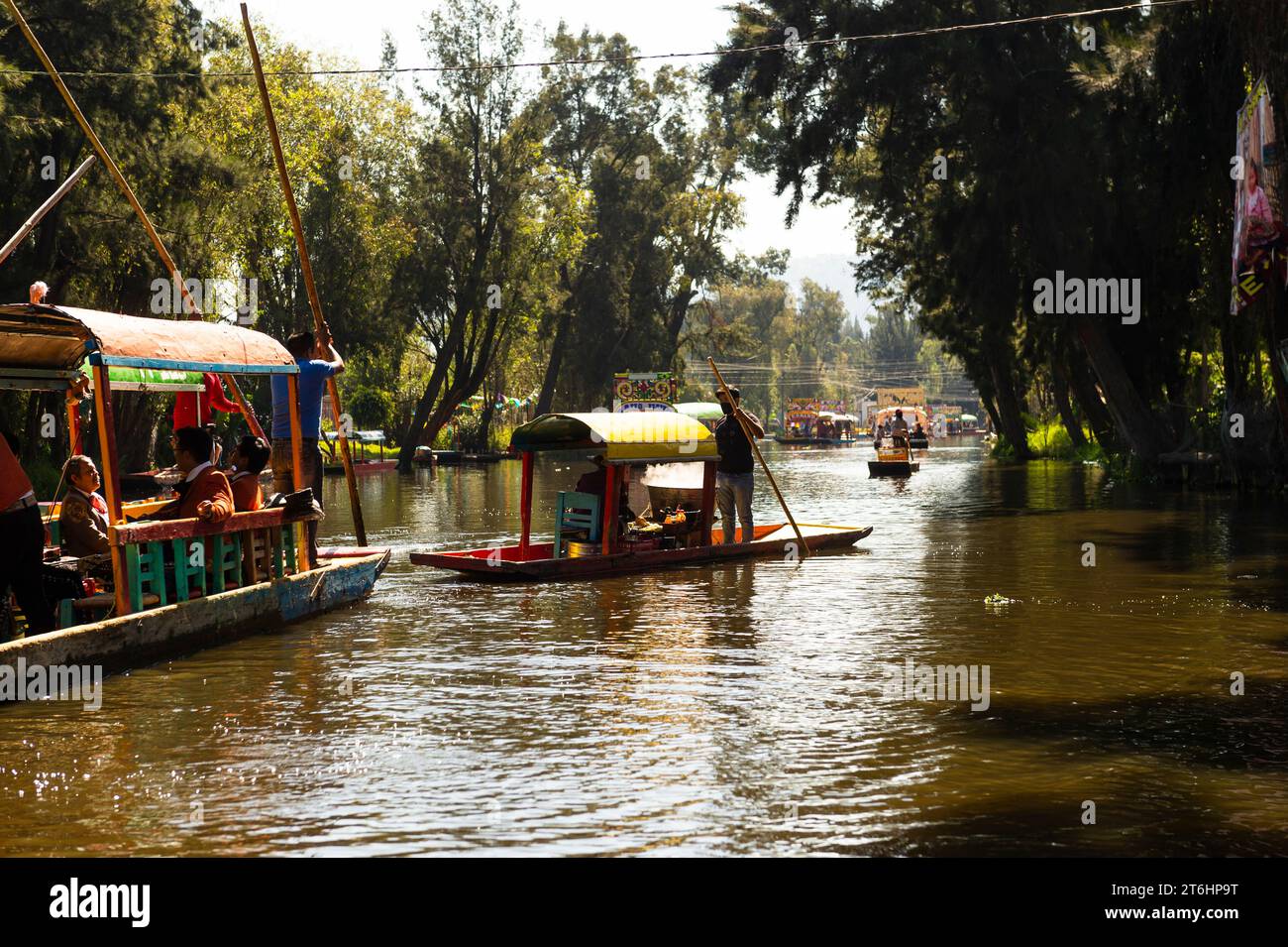 Le sauvetage symbolique à Xochimilco