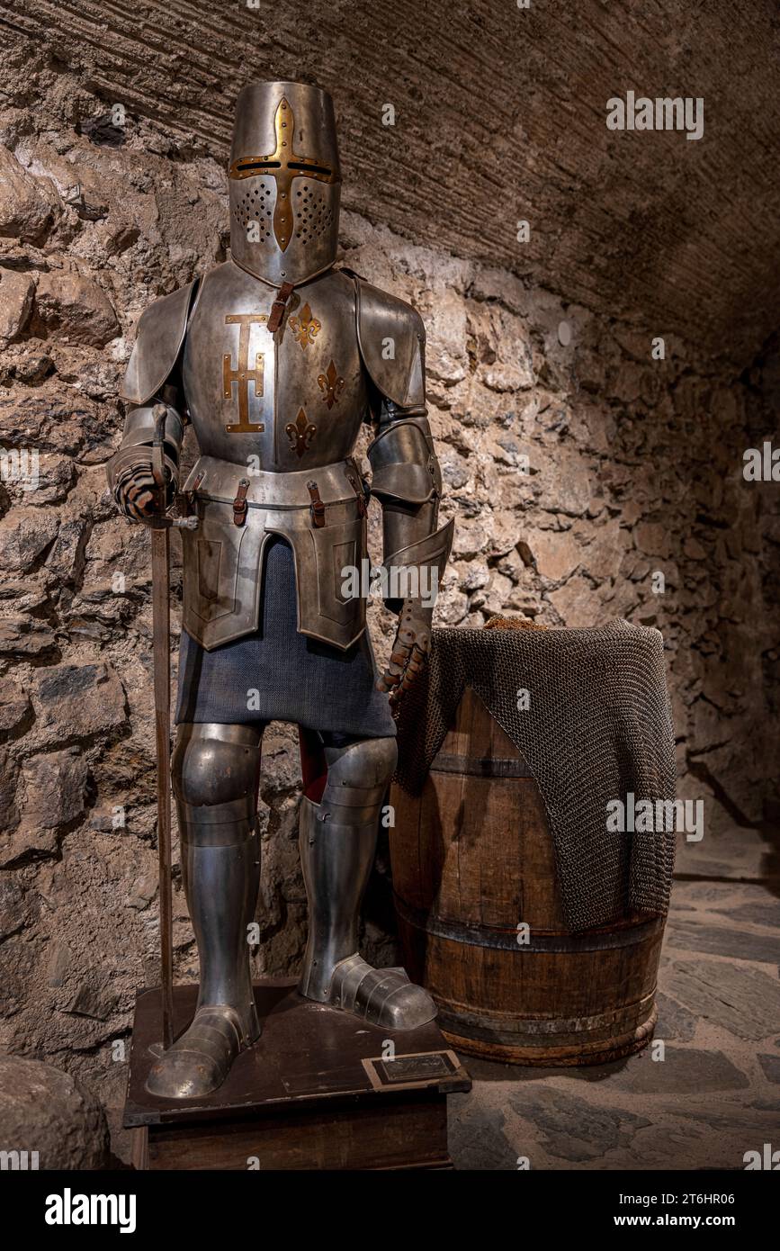 Armure de chevalier médiéval Banque D'Images