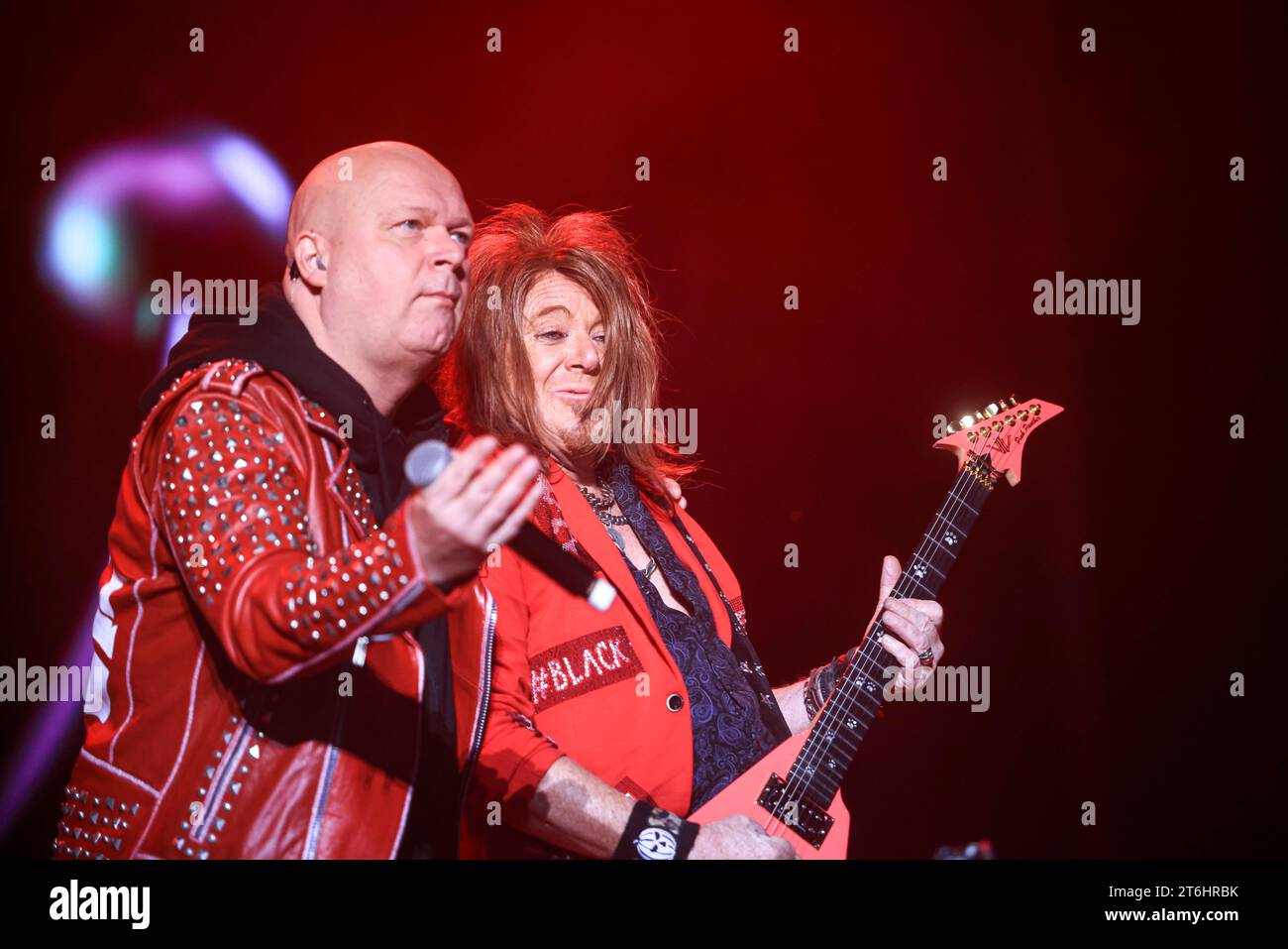 TOLUCA, MEXIQUE - 3 NOVEMBRE : Michael Kiske et Kai Hansen de Helloween jouent, lors d'un concert dans le cadre de Hell & Heaven 2023 au Foro Pegaso le 3 novembre 2023 à Toluca, Mexique. (Photo de Norte photo/) Banque D'Images