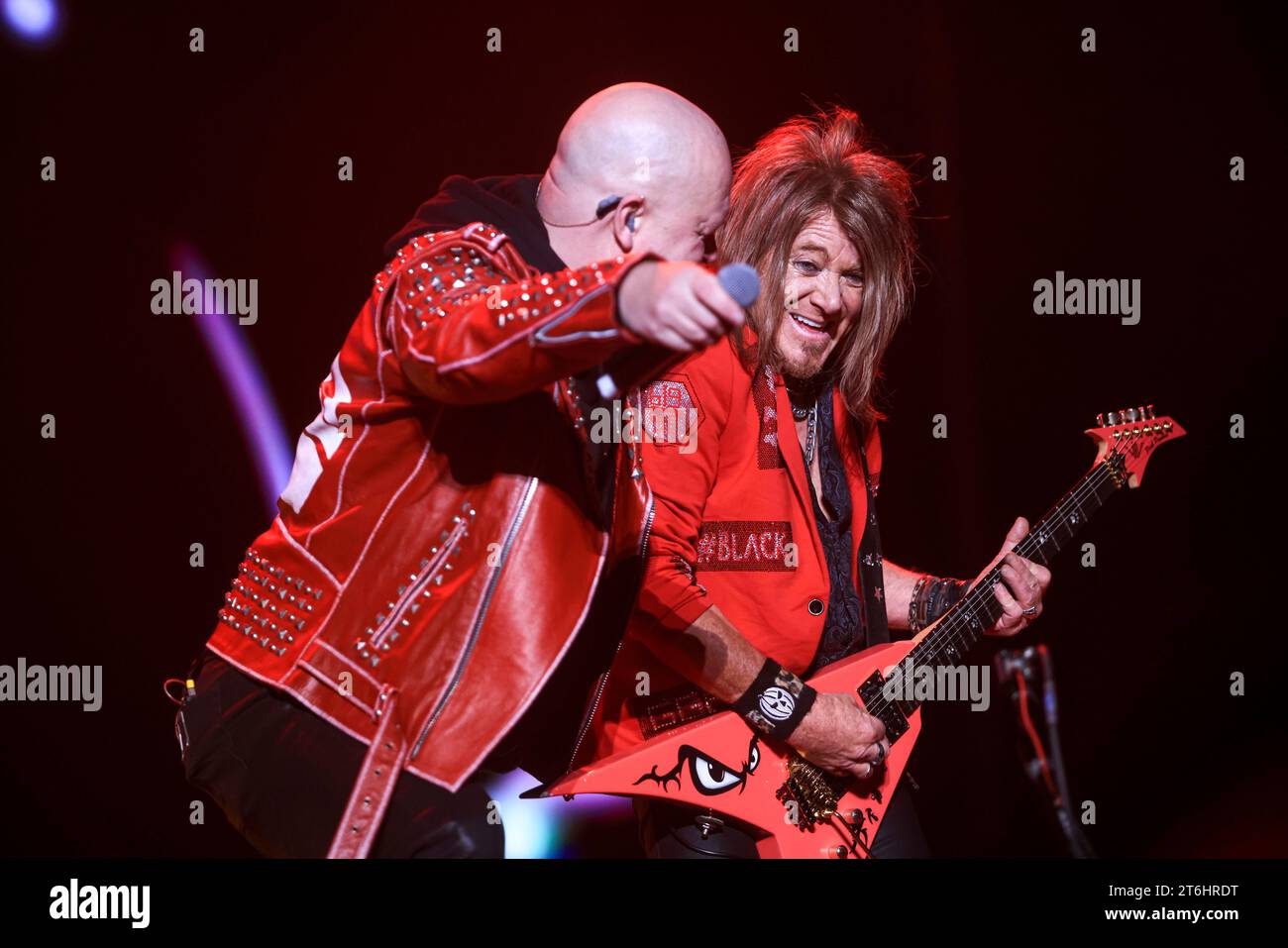 TOLUCA, MEXIQUE - 3 NOVEMBRE : Michael Kiske et Kai Hansen de Helloween jouent, lors d'un concert dans le cadre de Hell & Heaven 2023 au Foro Pegaso le 3 novembre 2023 à Toluca, Mexique. (Photo de Norte photo/) Banque D'Images
