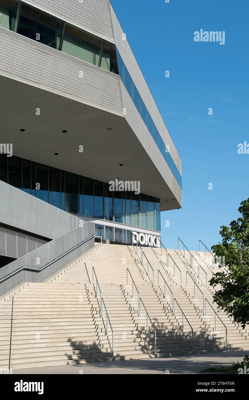 Danemark, Jutland, Aarhus, DOKK1, bibliothèque publique, centre culturel, architecture moderne Banque D'Images