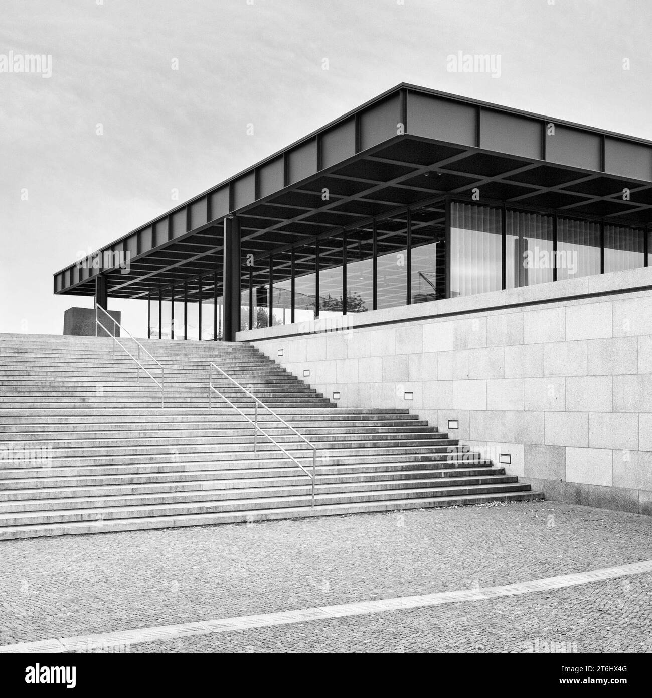 Nouvelle Galerie Nationale de Berlin Banque D'Images