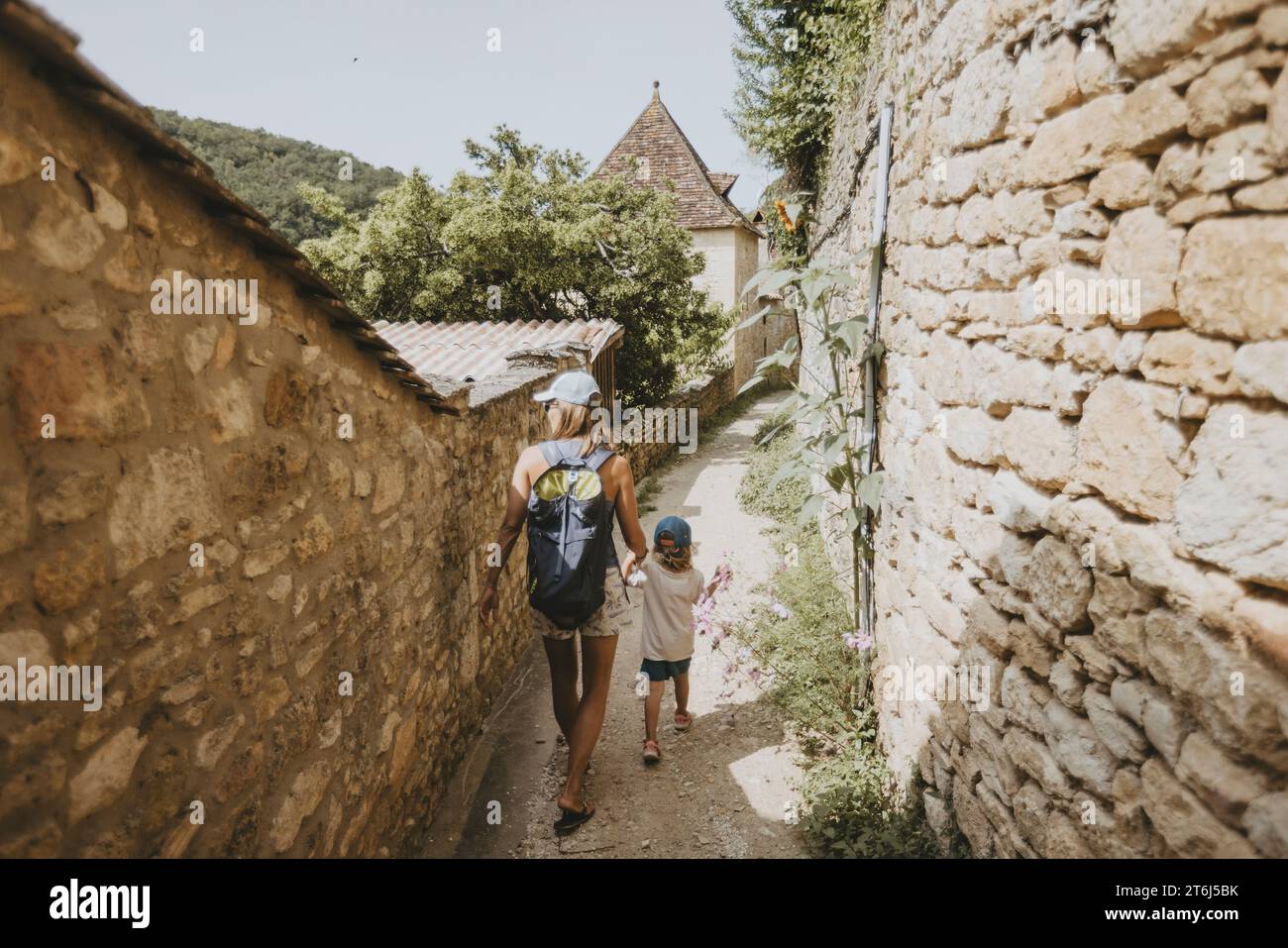 Vacances actives Banque D'Images