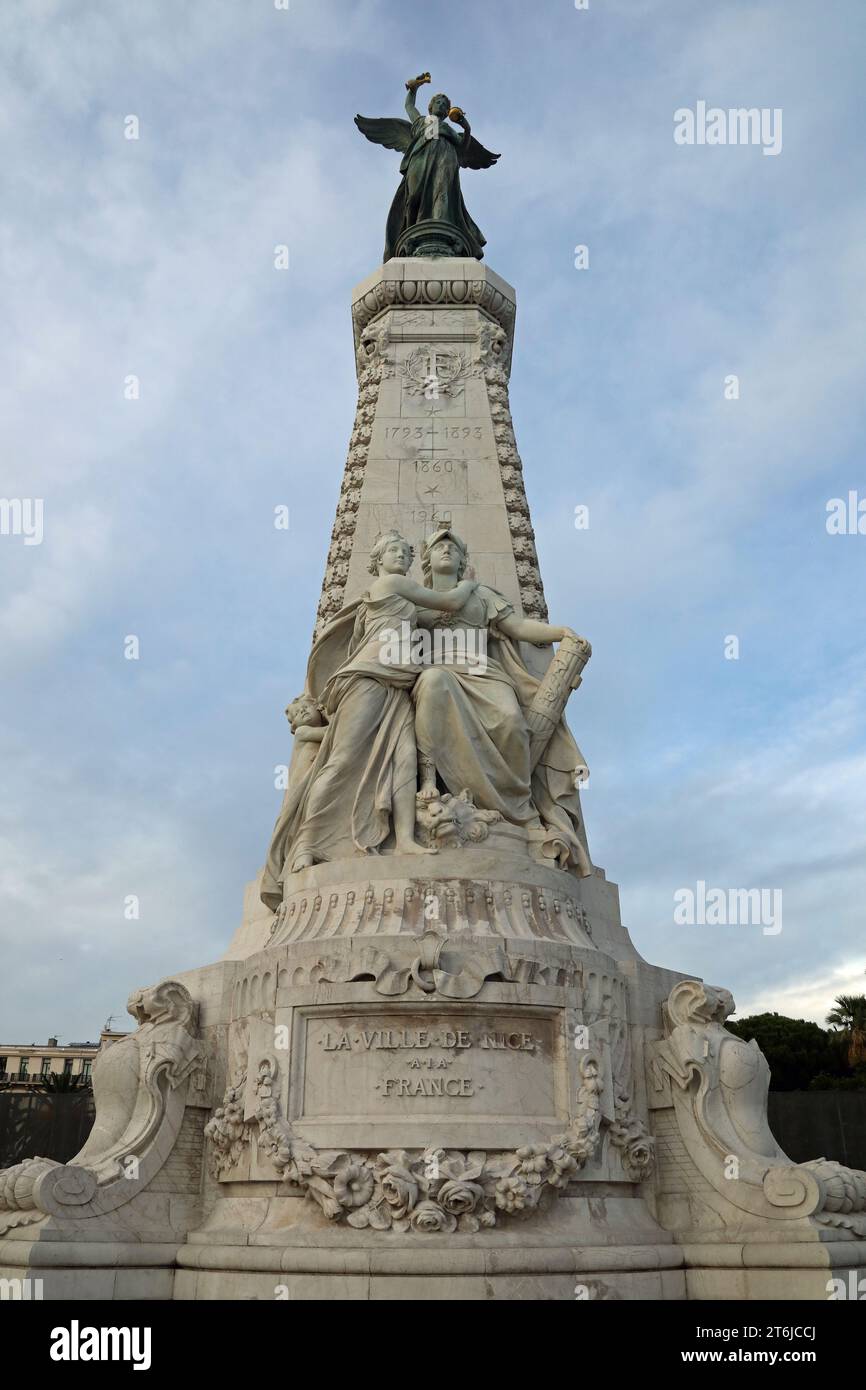 Monument du Centenaire à Nice Banque D'Images