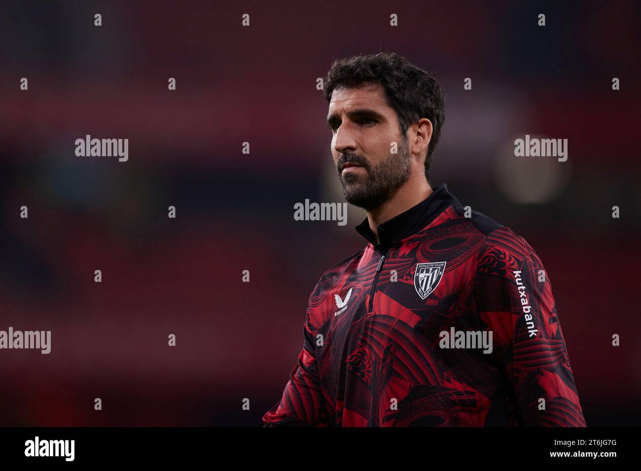 Raul Garcia of Athletic Club looks on prior the LaLiga EA Sports match between Athletic Club and RC Celta de Vigo at San Mames on November 10, 2023, in Bilbao, Spain. AFP7 10/11/2023 (Europa Press via AP) Banque D'Images