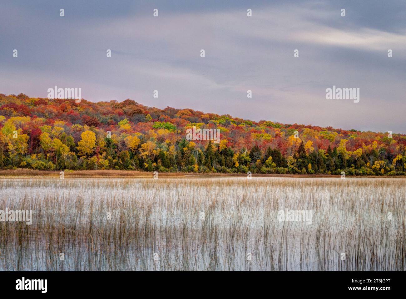 Door County Wisconsin est un paradis pour les pagayeurs et depuis que je vis ici, j'ai amplement l'occasion de sortir et de profiter de ce sport de style de vie actif Banque D'Images