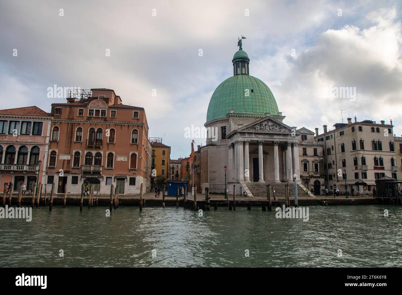 Venise, Italie. Vue sur le Grand Canal. Banque D'Images