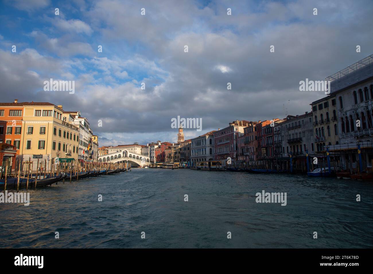 Venise, Italie. Vue sur le Grand Canal. Banque D'Images