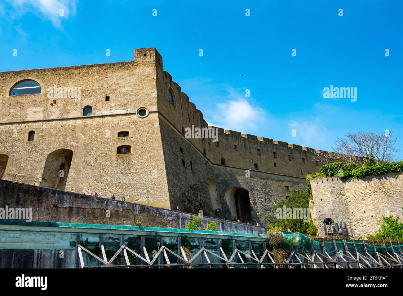 Château de Sant Elmo - Naples - Italie Banque D'Images