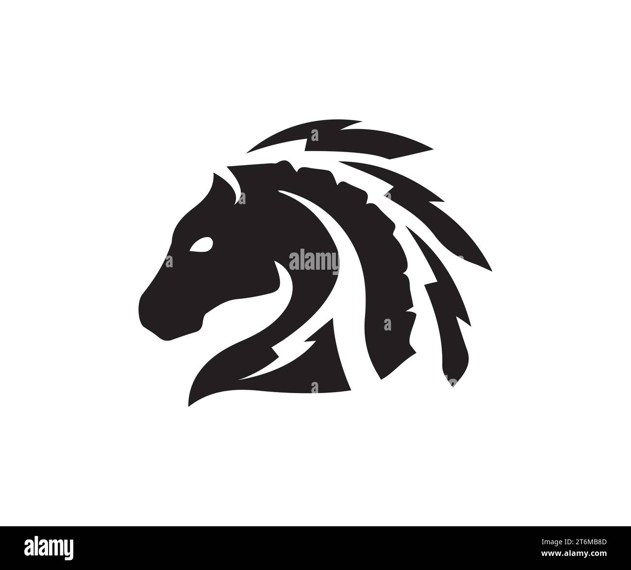 Logo cheval Illustration de Vecteur