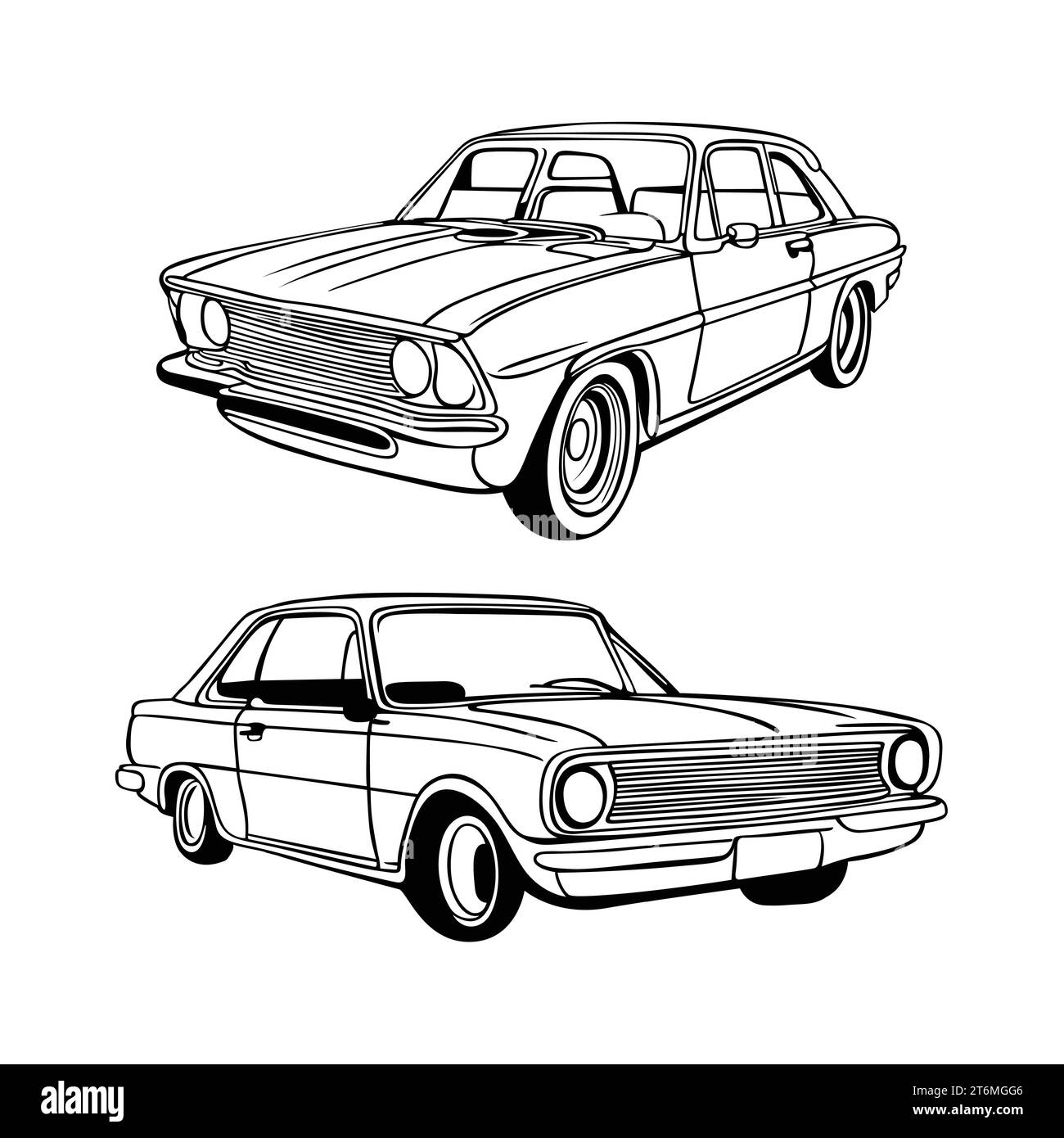 Dessin vectoriel d'une automobile Illustration de Vecteur