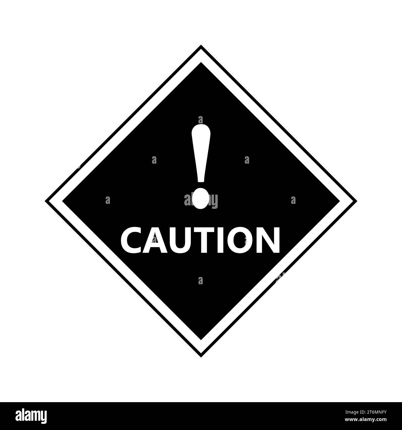 Signes d'avertissement. Symboles de danger et signes d'avertissement. avertissement attention. signe de danger. Points d'exclamation. icône vecteur attention. Avertissement rectangulaire. Illustration de Vecteur