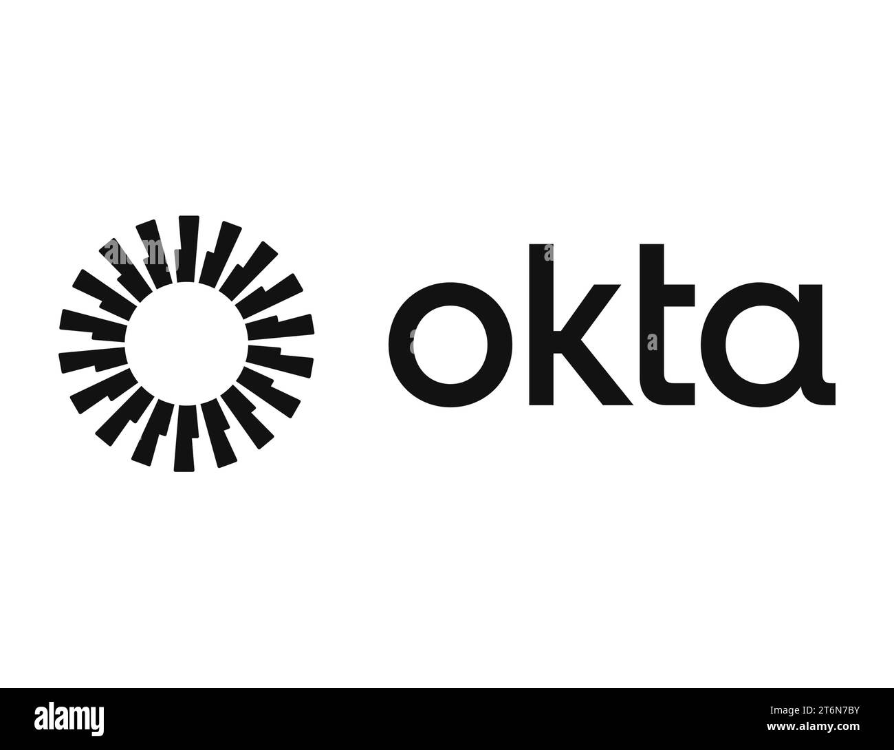 Logo Okta Banque D'Images