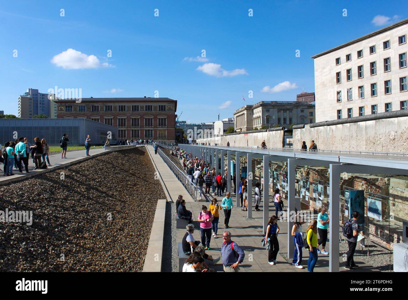 Topographie de Terror/topographie des terrors Banque D'Images