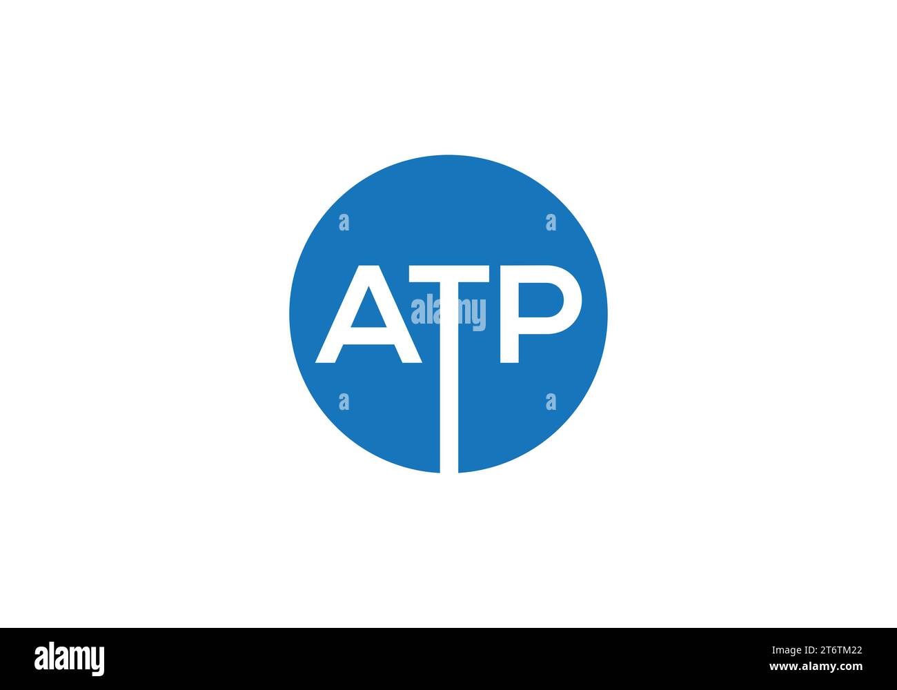 Lettre initiale ATP logo Design Vector Template. Symbole graphique ATP Illustration de Vecteur