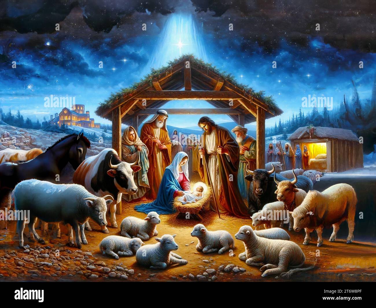 Showing The Nativity Of Jesus Banque De Photographies Et D images showing-the-nativity-of-jesus-banque-de-photographies-et-d-images