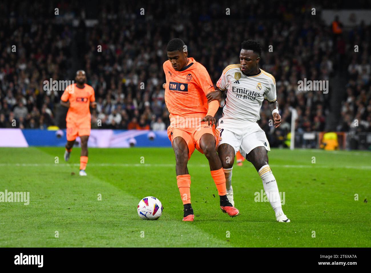 MADRID, ESPAGNE - 11 NOVEMBRE : match entre le Real Madrid et le Valencia FC dans le cadre de la Liga à Santiago Bernabeu le 11 novembre 2023 à Madrid, Espagne. (Photo Sara Aribó/PxImages) Banque D'Images