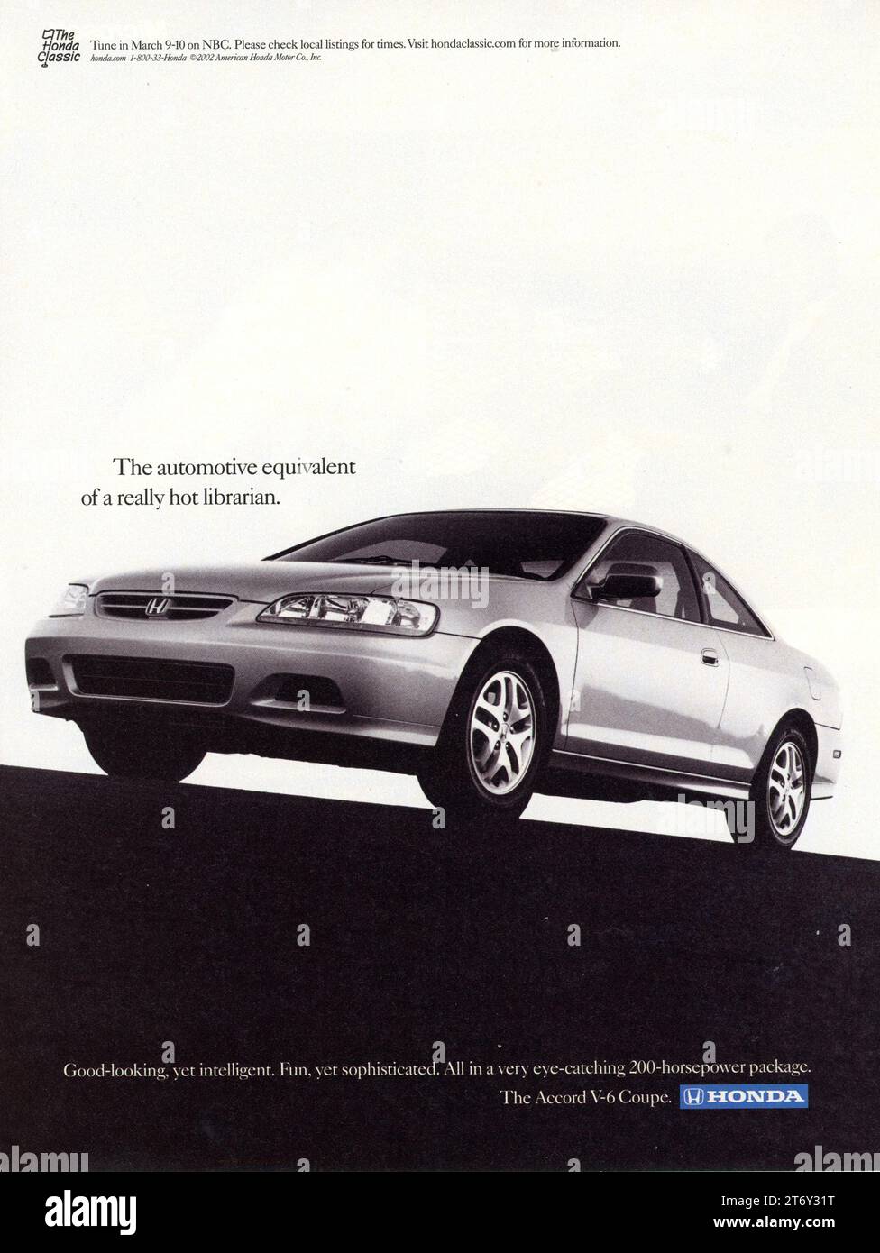 Vintage 'Time' Magazine 18 février 2002 annonce, États-Unis Banque D'Images