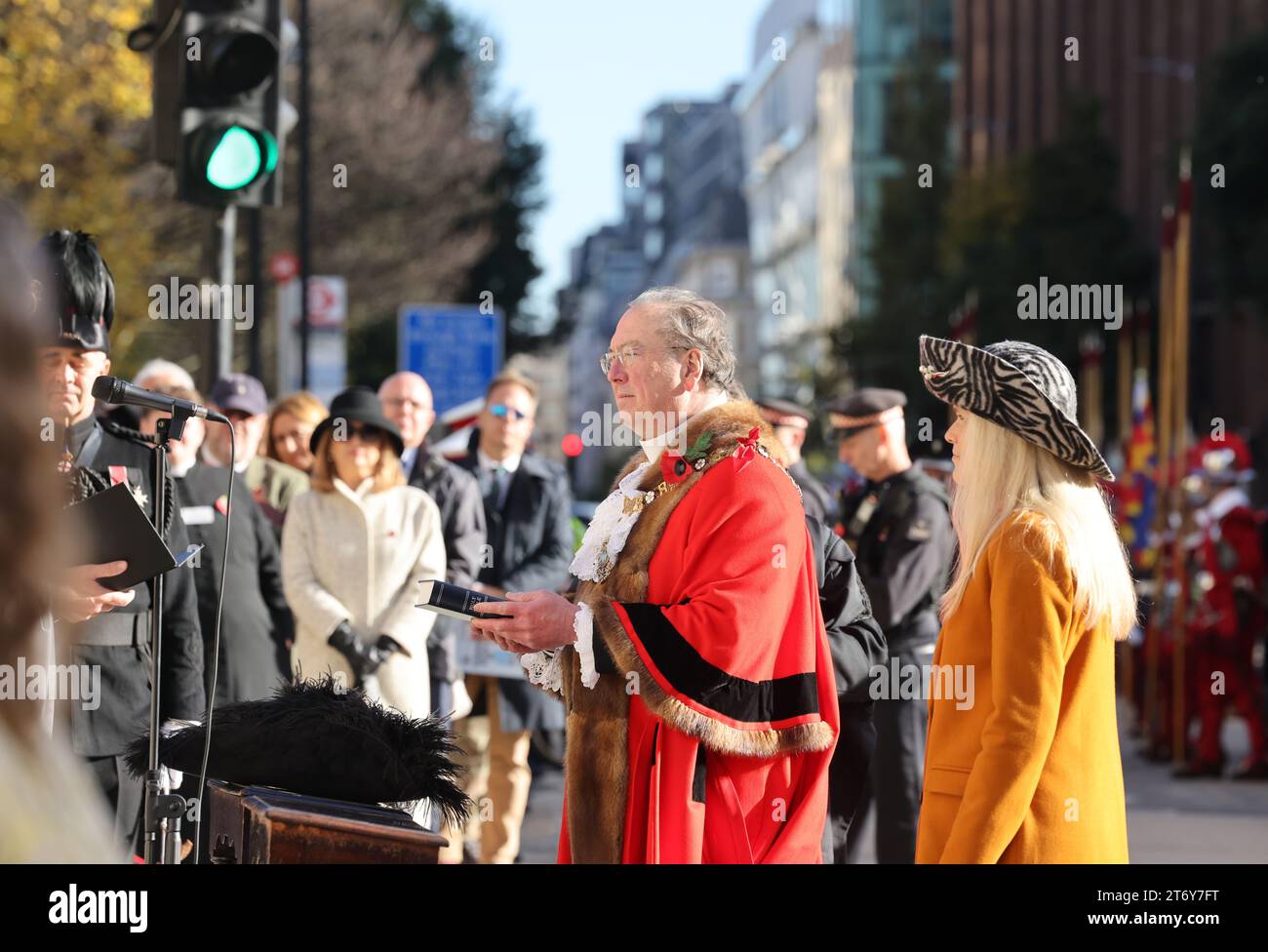 The Lord Mayor's Show 2023, qui remonte à 1215, lorsque le roi John a donné aux habitants de Londres le pouvoir de choisir leur maire. Alderman Michael Mainelli est le nouveau Lord Maire de Londres, Royaume-Uni. Banque D'Images