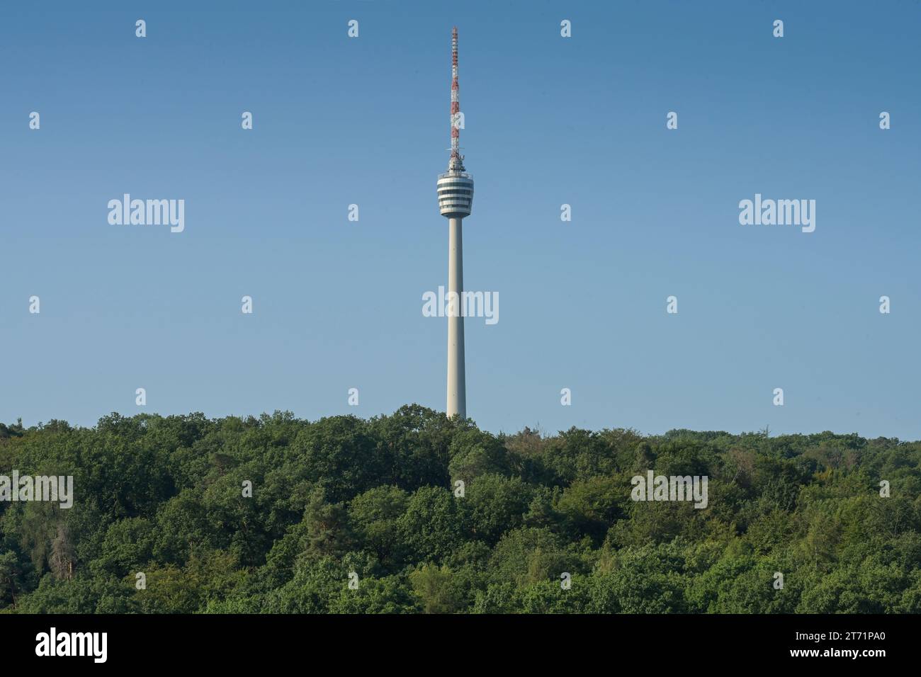 SWR Fernsehturm Stuttgart, Hoher Bopser, Stuttgart, Bade-Württemberg, Deutschland Banque D'Images