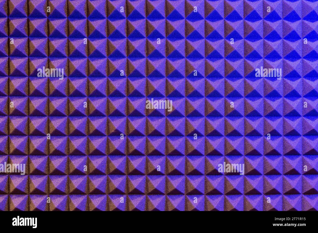 Fond plein cadre de panneau acoustique géométrique multicolore lumineux avec de nombreux motifs différents Banque D'Images