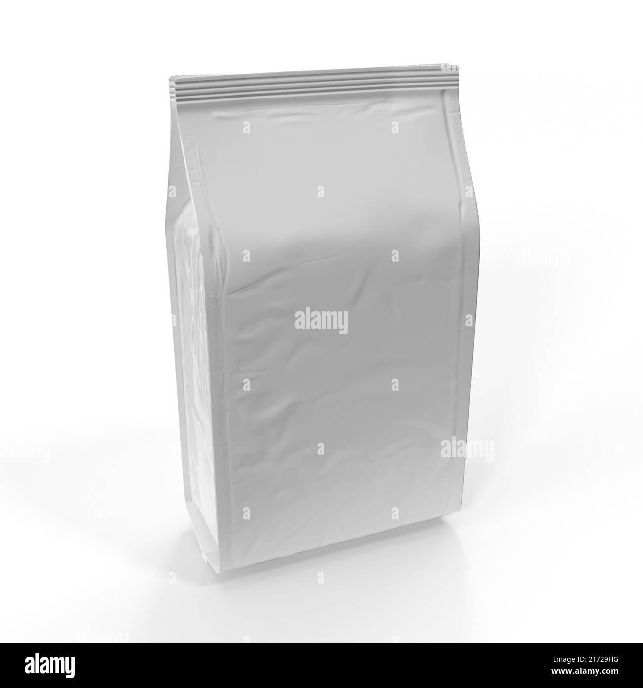 Maquette d'emballage pour café ou bonbons. illustration de rendu 3d. Banque D'Images