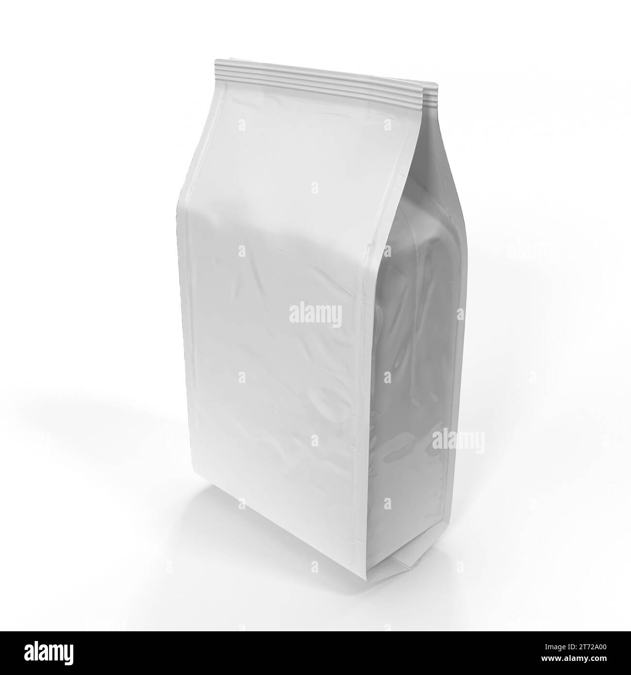 Maquette d'emballage pour café ou bonbons. illustration de rendu 3d. Banque D'Images