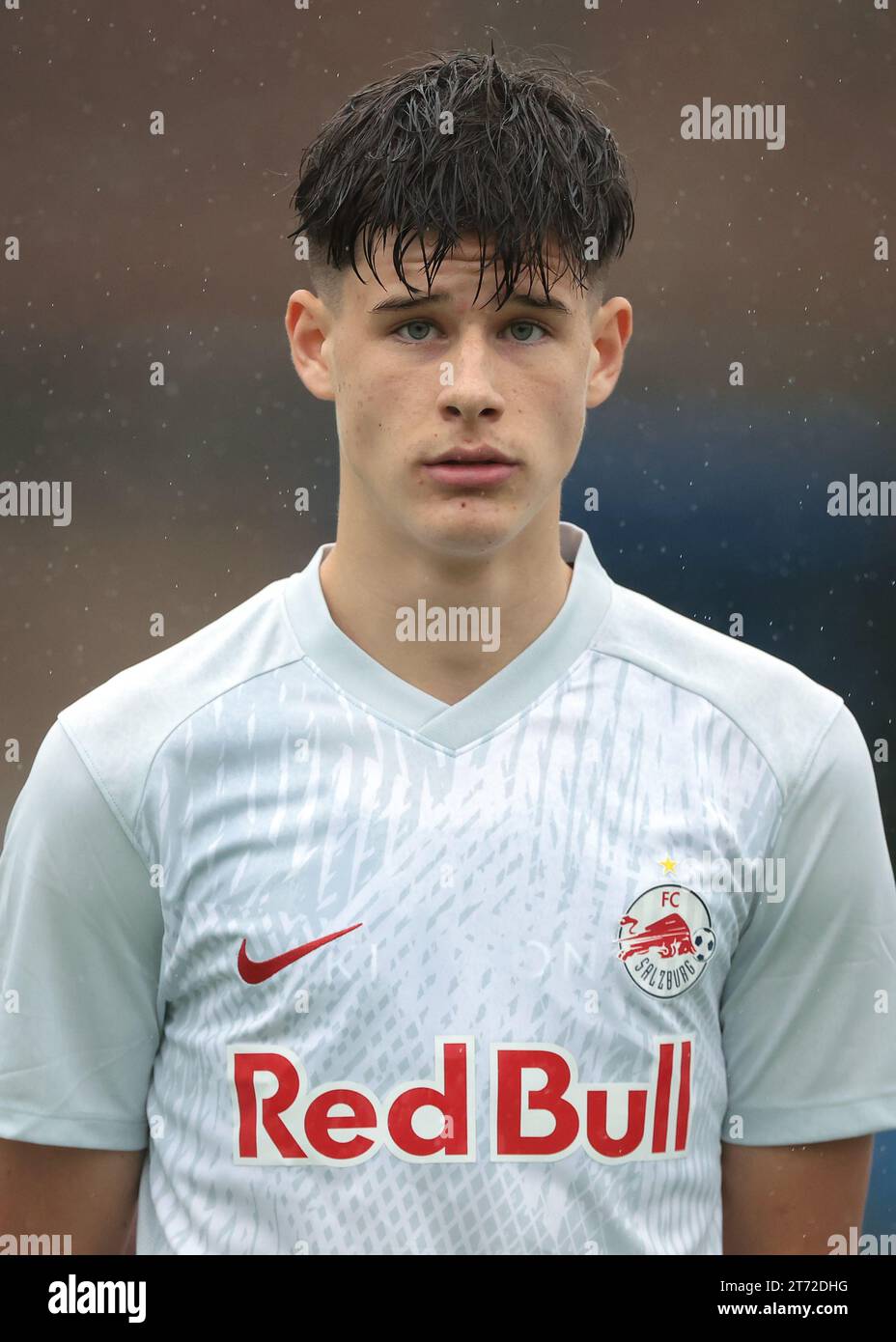 Milan, Italie, 24 octobre 2023. Jane Zeteny du FC Salzburg regarde pendant la formation avant le match de l'UEFA Youth League au Youth Development Centre de Milan. Le crédit photo devrait se lire : Jonathan Moscrop / Sportimage Banque D'Images