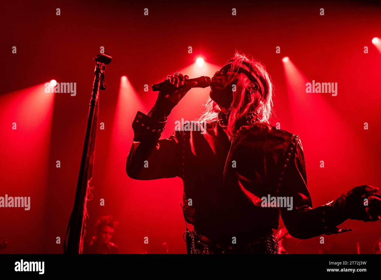 Copenhague, Danemark. 12 novembre 2023. Le chanteur et musicien américain Yves Tumor donne un concert live à VEGA à Copenhague. (Crédit photo : Gonzales photo/Alamy Live News Banque D'Images