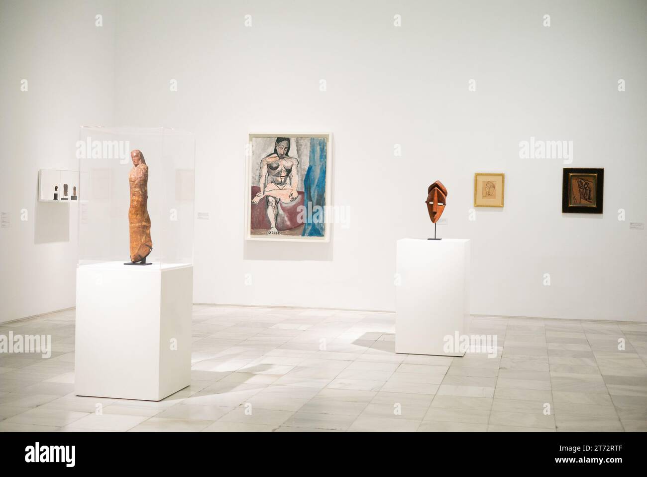 Les œuvres de l'exposition 'Picasso 1906. La grande transformation », au Musée Reina Sofia, le 13 novembre 2023 à Madrid, Espagne. Banque D'Images