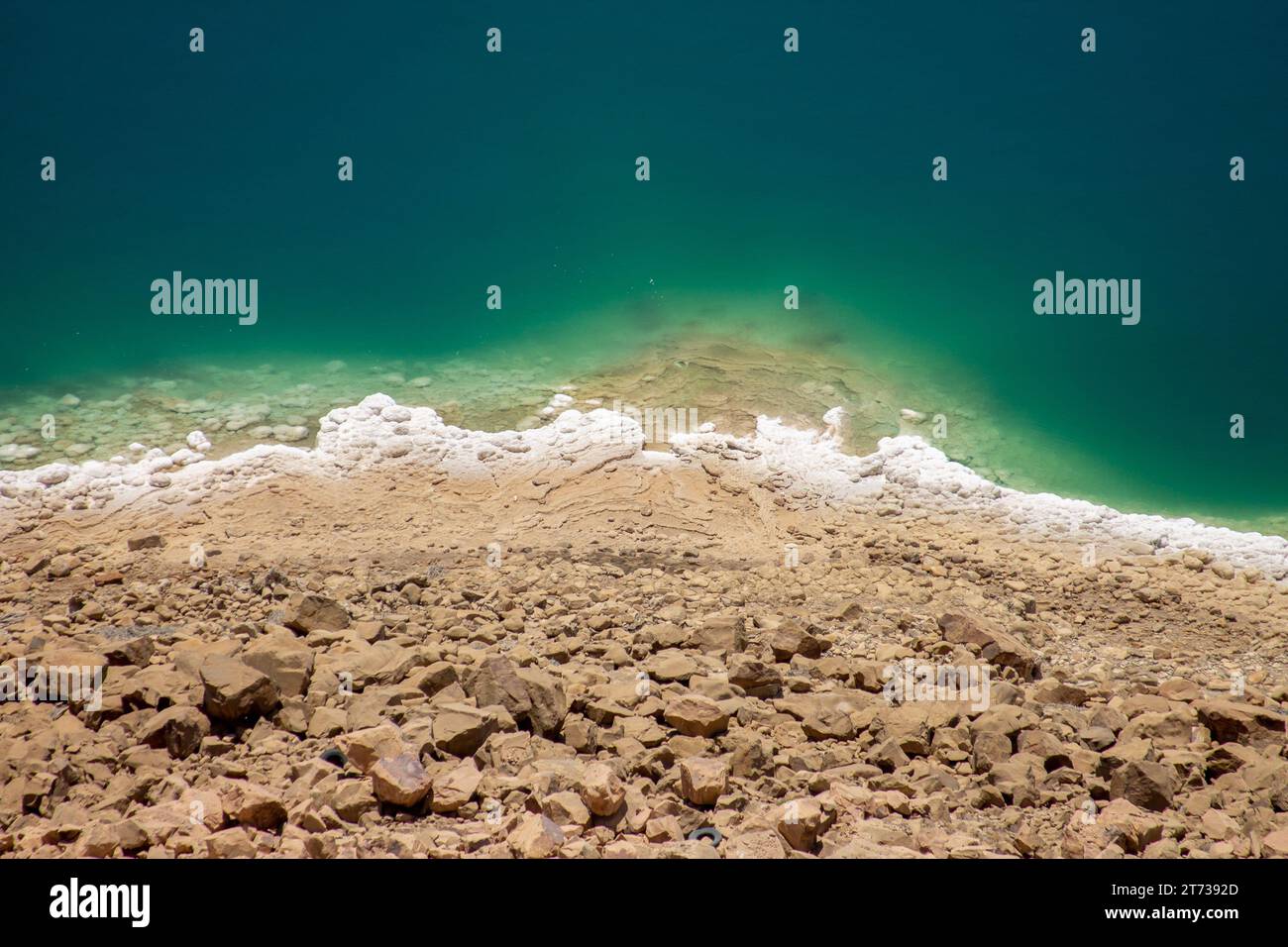 Mer Morte - merveille naturelle de la Jordanie Banque D'Images