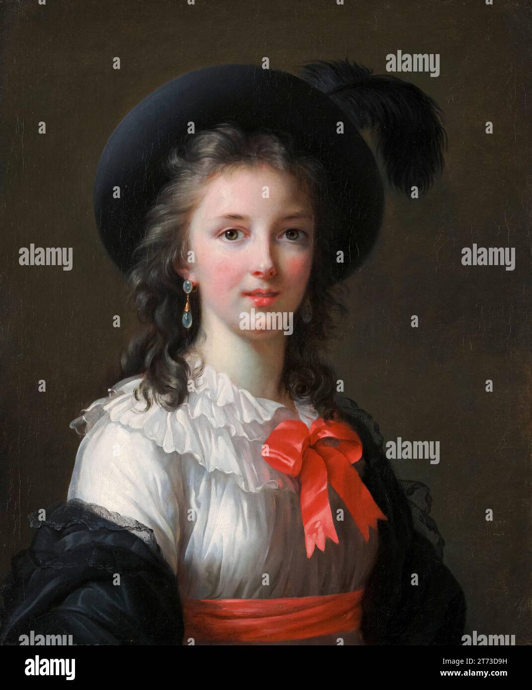 Elisabeth Vigée le Brun (1755-1842), Autoportrait à l'huile sur toile, vers 1781 Banque D'Images